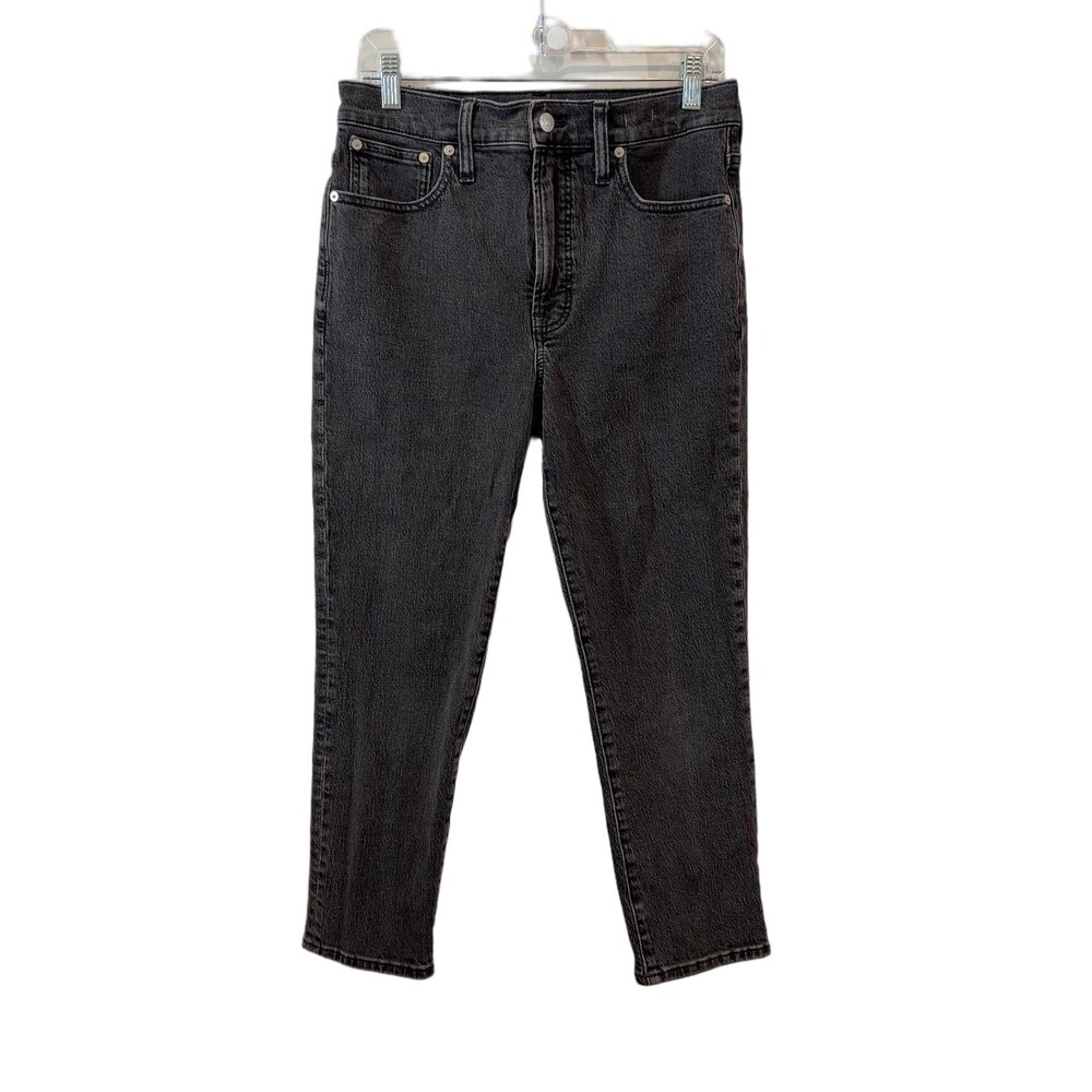 Madewell The Perfect Vintage Jean 28P Dark Grey Washed Black‎ MD713